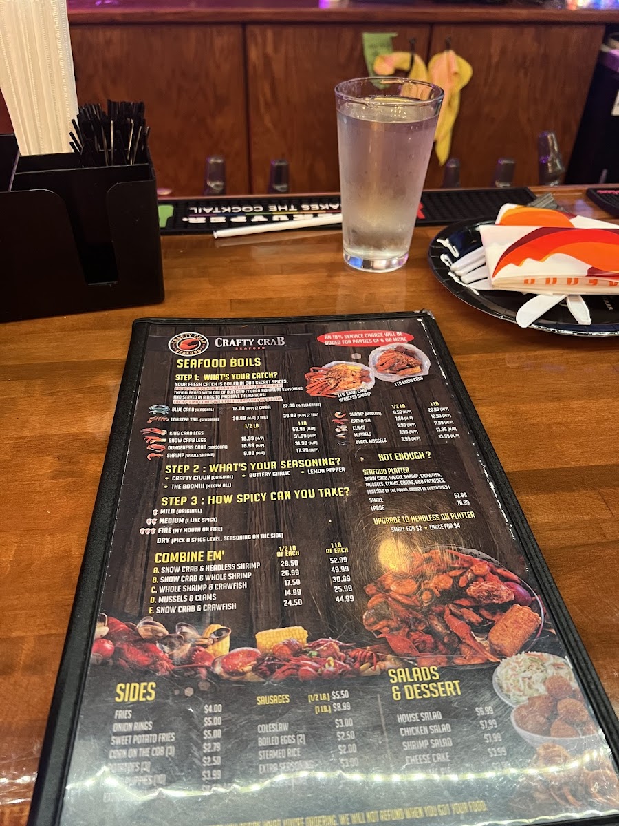 Menu Crafty Crab Coral Springs-1