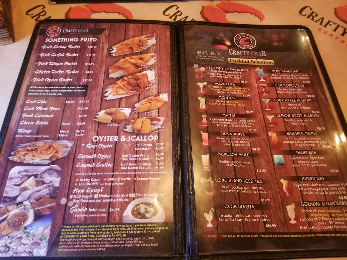 Menu Crafty Crab Coral Springs-10