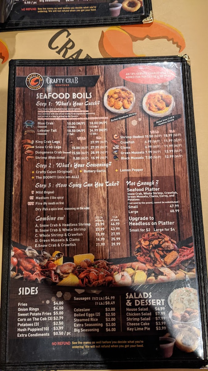Menu Crafty Crab Coral Springs-6